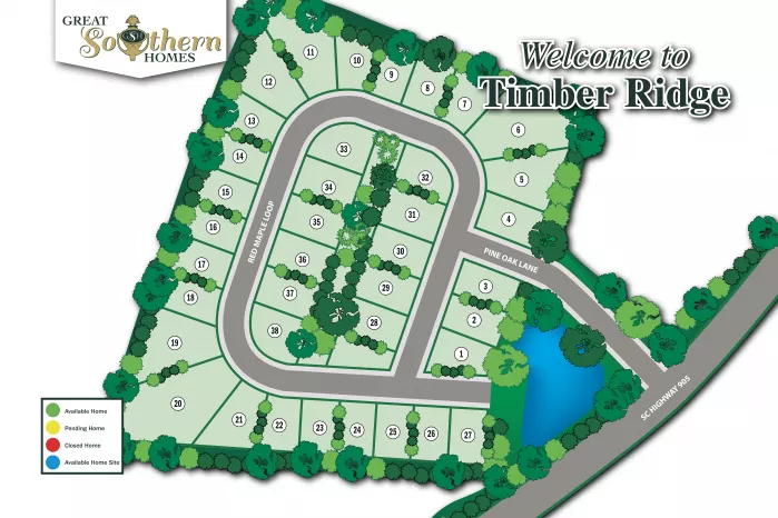 Timber Ridge Illustrated Site Plan